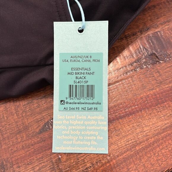 Sea level swim essentials Black Bikini Bottom - Picture 5 of 6